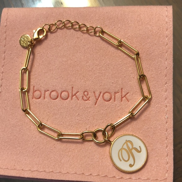 Brook&York Callie white enamel bracelet new in box - Picture 4 of 13